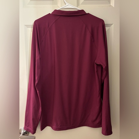 Rhone Session Quarter-Zip Pullover in Grape Wine, Size M - Picture 6 of 6